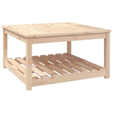 vidaXL - Loungetafel - Bruin - Massief grenenhout - 82,5x82,5x45 cm product