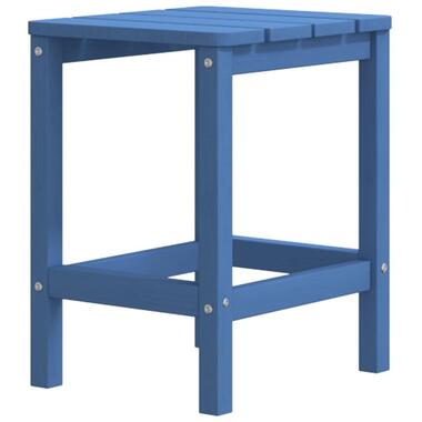 vidaXL - Tuintafel Adirondack - Vierkant - Aquablauw - HDPE - 38x38x46 cm product