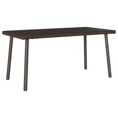 vidaXL - table basse de jardin - Brun - Rotin synthétique - 80 x 40 x 37 cm product