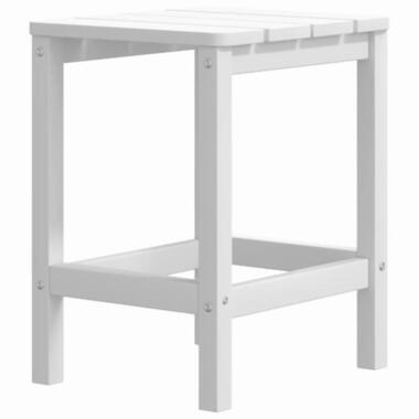 vidaXL - table de jardin - Blanc - Polyéthylène product
