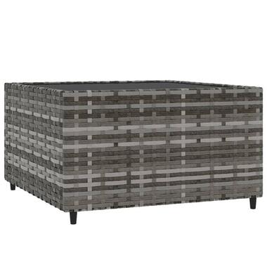 vidaXL - table basse de jardin - Gris - Rotin product
