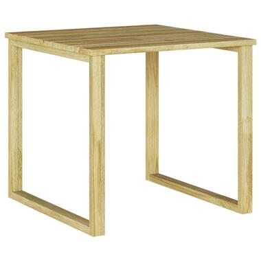 vidaXL - Table de patio - Marron - Bois de pin imprégné - 50,5 x 50,5 x 46 cm product