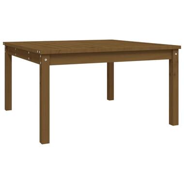 vidaXL - Loungetafel - Honingbruin - Massief grenenhout - 82,5x82,5x45 cm product