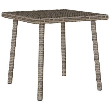 vidaXL - table basse de jardin - Gris - Rotin synthétique - 40 x 40 x 37 cm product