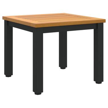 vidaXL - Table de jardin - Marron - Teck massif - 71-90 cm product