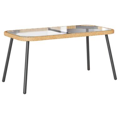 vidaXL - Table basse - Gris clair - Métal - 90 x 45 x 43 cm product