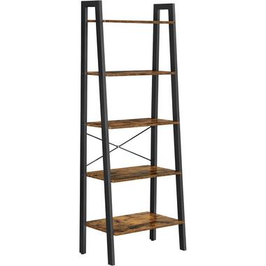 Boekenkast Industrieel - Boekenstandaard - Ladderkast 5 Laags product