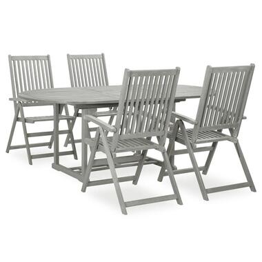 vidaXL - ensemble de salle à manger de jardin - Gris - Bois d'acacia product