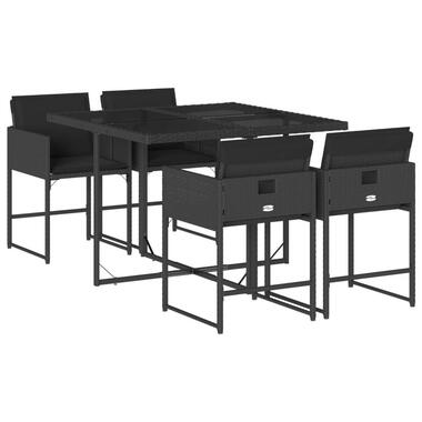 vidaXL - ensemble de salle à manger de jardin - Noir - Rotin synthétique product