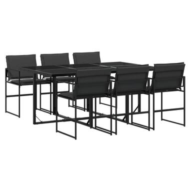 vidaXL - Tuinset - Zwart - Staal product