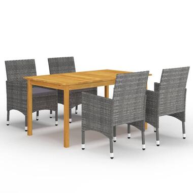 vidaXL - Tuinset - Grijs - Acaciahout product