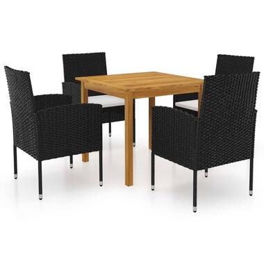 vidaXL - Tuinset - Zwart - Acaciahout product