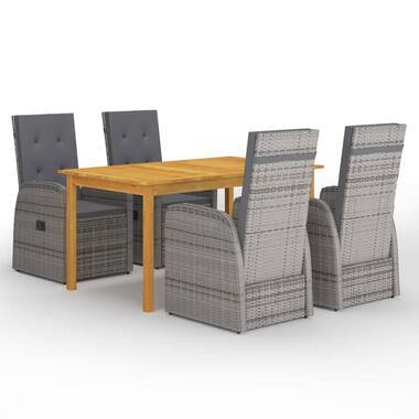 vidaXL - Tuinset - Grijs - Acaciahout product