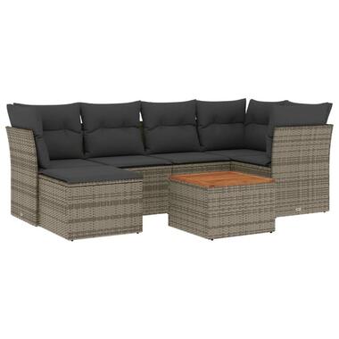 vidaXL - Loungeset - Grijs - Poly rattan product