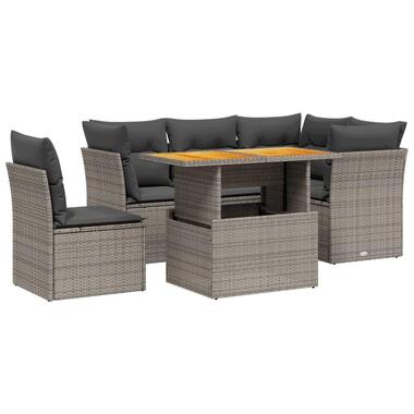 vidaXL - Loungeset - Grijs - Poly rattan product