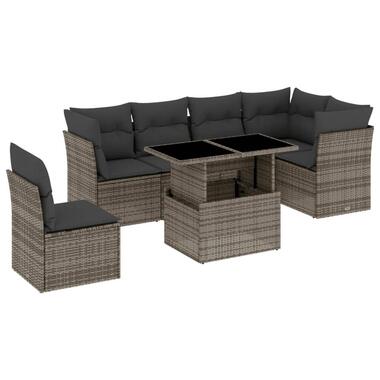 vidaXL - Loungeset - Grijs - Poly rattan product