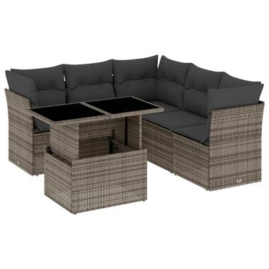 vidaXL - Loungeset - Grijs - Poly rattan product