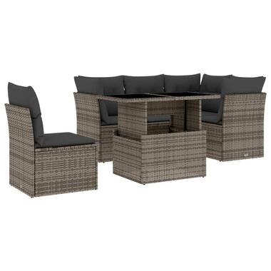 vidaXL - Loungeset - Grijs - Poly rattan product
