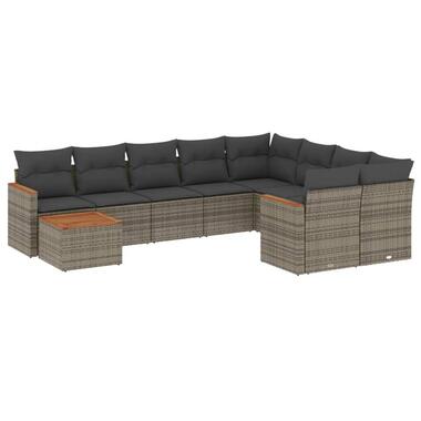 vidaXL - Loungeset - Grijs - Poly rattan product