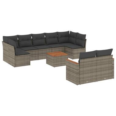 vidaXL - Loungeset - Grijs - Poly rattan product