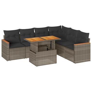 vidaXL - Loungeset - Grijs - Poly rattan product