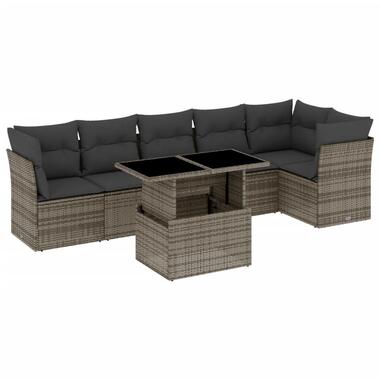 vidaXL - Loungeset - Grijs - Poly rattan product