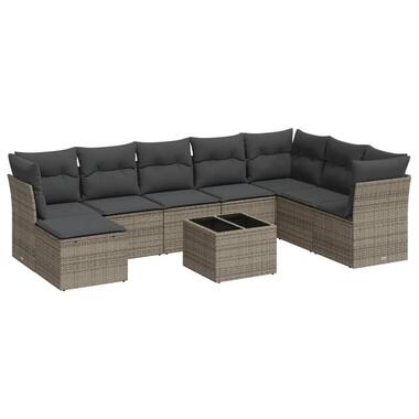 vidaXL - Loungeset - Grijs - Poly rattan product