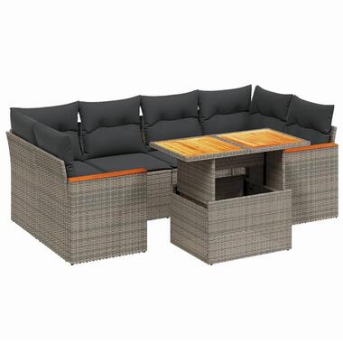vidaXL - Loungeset - Grijs - Poly rattan product