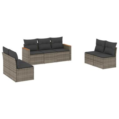vidaXL - Loungeset - Grijs - Poly rattan product