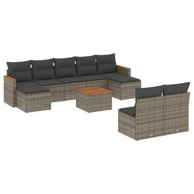 vidaXL - Loungeset - Grijs - Poly rattan product