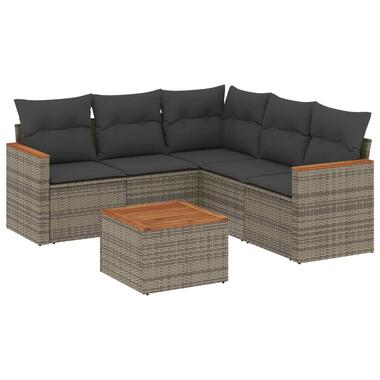 vidaXL - Loungeset - Grijs - Poly rattan product