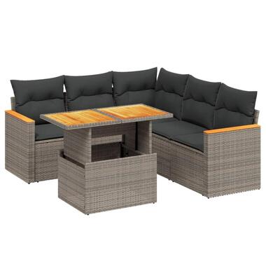 vidaXL - Loungeset - Grijs - Poly rattan product