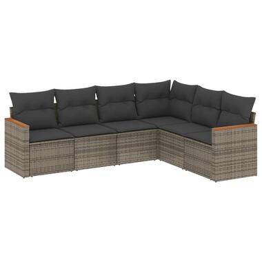vidaXL - Loungeset - Grijs - Poly rattan product