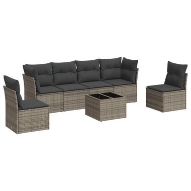 vidaXL - Loungeset - Grijs - Poly rattan product