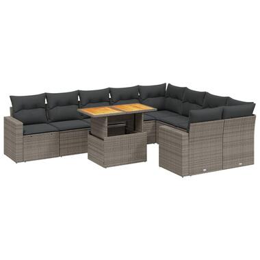 vidaXL - Loungeset - Grijs - Poly rattan product