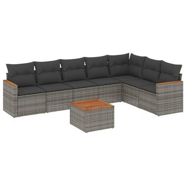 vidaXL - Loungeset - Grijs - Poly rattan product