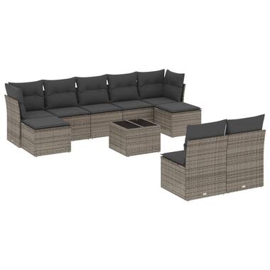 vidaXL - Loungeset - Grijs - Poly rattan product