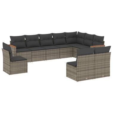vidaXL - Loungeset - Grijs - Poly rattan product