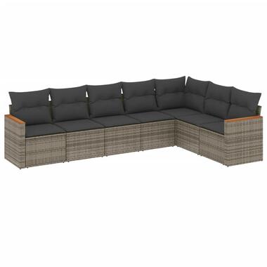 vidaXL - Loungeset - Grijs - Poly rattan product