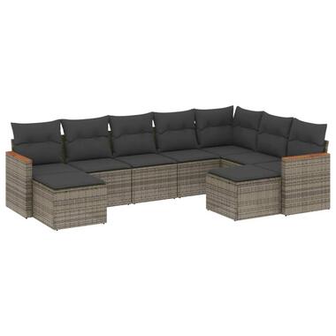 vidaXL - Loungeset - Grijs - Poly rattan product