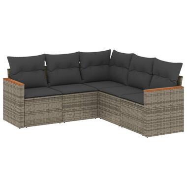 vidaXL - Loungeset - Grijs - Poly rattan product