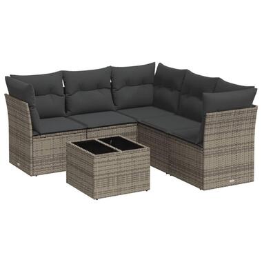 vidaXL - Loungeset - Grijs - Poly rattan product