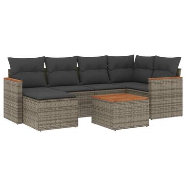 vidaXL - Loungeset - Grijs - Poly rattan product