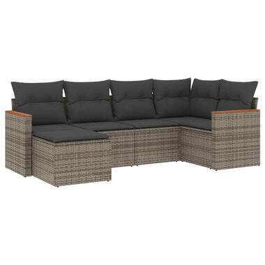 vidaXL - Loungeset - Grijs - Poly rattan product