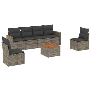 vidaXL - Loungeset - Grijs - Poly rattan product