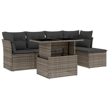 vidaXL - Loungeset - Grijs - Poly rattan product