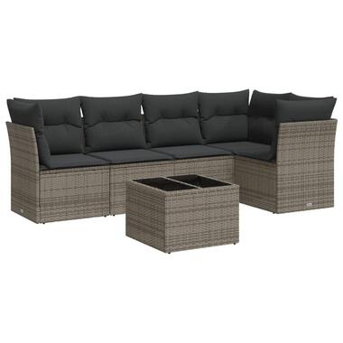 vidaXL - Loungeset - Grijs - Poly rattan product