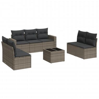 vidaXL - Loungeset - Grijs - Poly rattan product