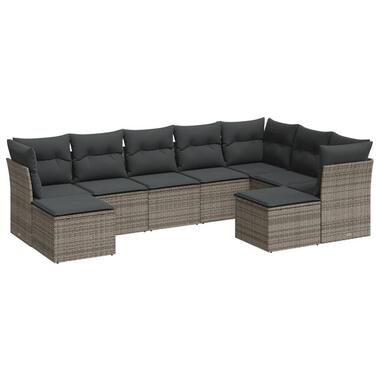 vidaXL - Loungeset - Grijs - Poly rattan product