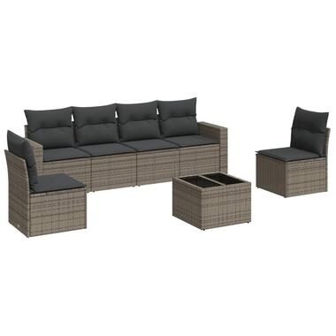 vidaXL - Loungeset - Grijs - Poly rattan product